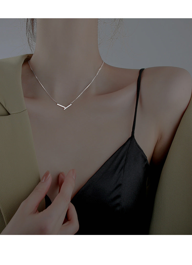 Geometric Irregular V Necklace for Women Summer