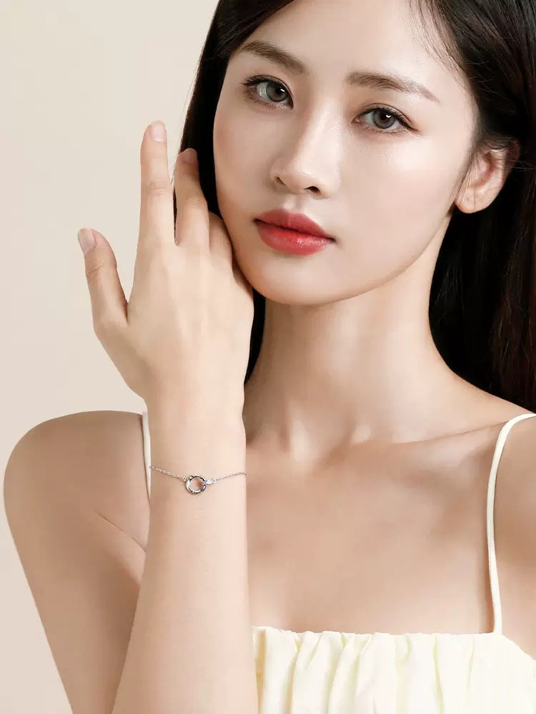 Mobius Double Loop Bracelet for Women