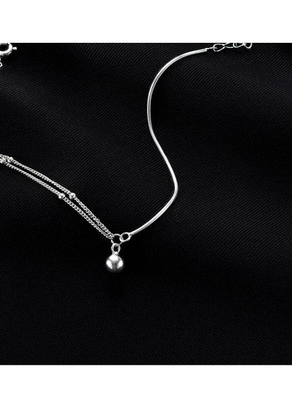 Round Ball Splicing Double Layer Bracelet for Women Fashionable