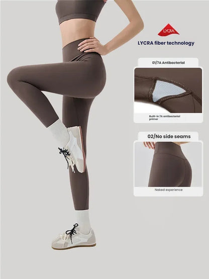 Plus-size Yoga Pants One Size High Waisted Tummy Control Naked Feeling Seamless Squat Proof Leggings Woman clothes
