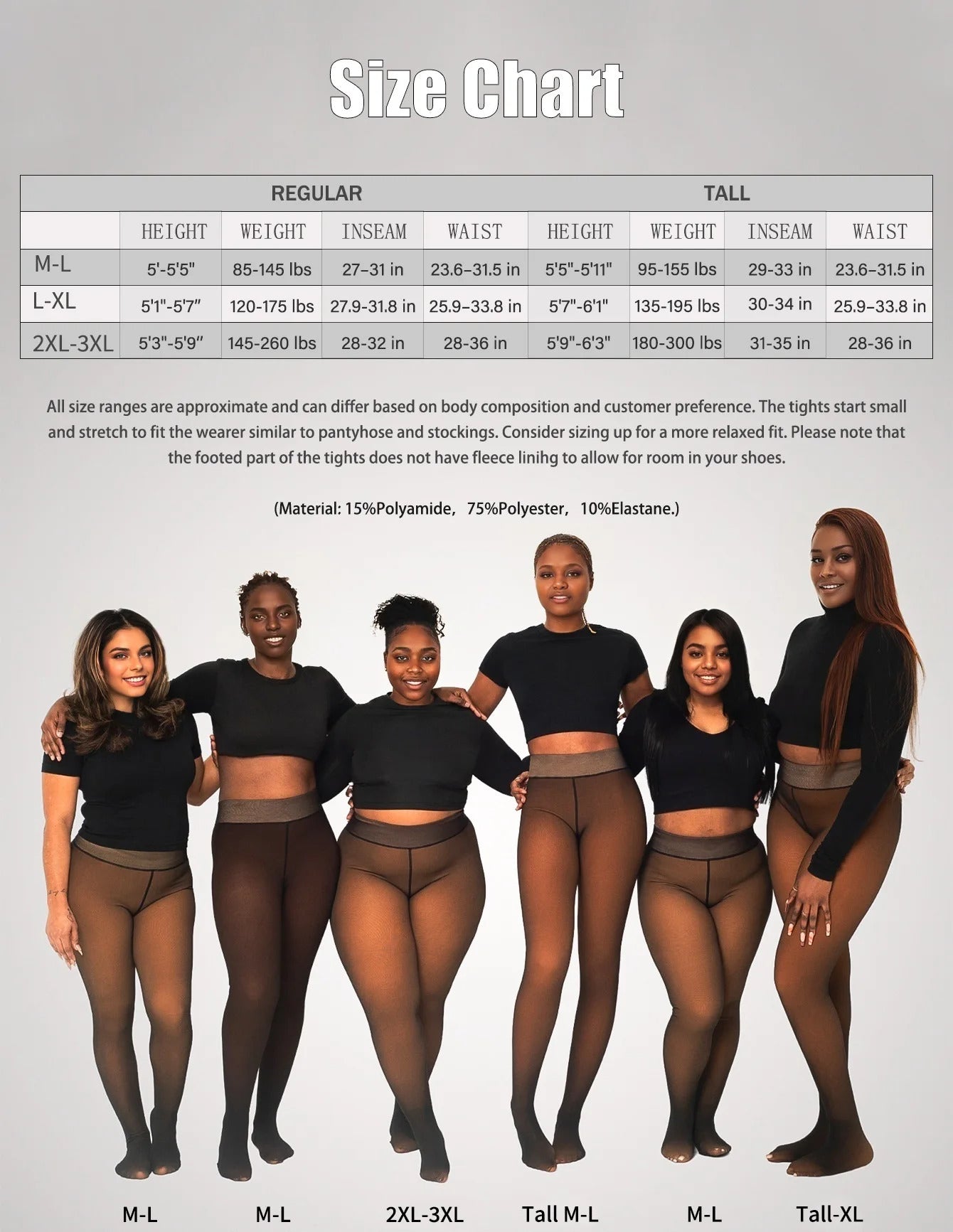 Plus Size thermal stockings Warm Tights Pants Feet Fleece Lined Winter Leggings Extra Warm Long Socks Pants Women pantyhose