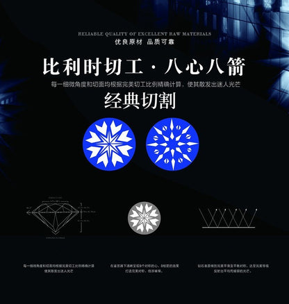 s925Sterling Silver Bracelet1Carat Plated pt950Fashion Versatile Jewelry Manufacturer Cross-Border Moissanite Hand Jewelry Wholesale