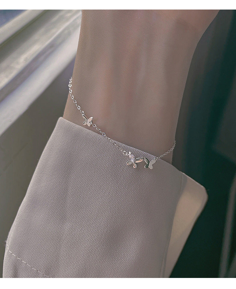 Shining Multi-Butterfly Bracelet for Women