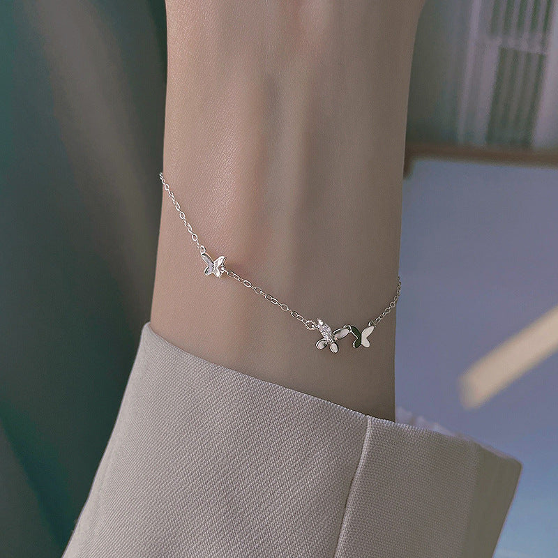 Shining Multi-Butterfly Bracelet for Women