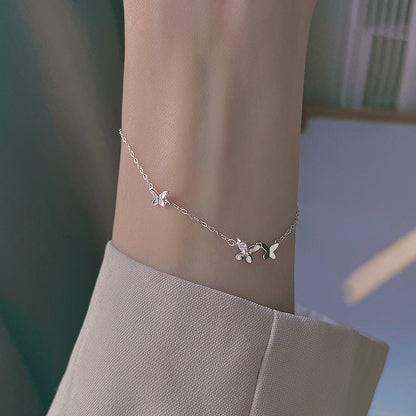 Shining Multi-Butterfly Bracelet for Women