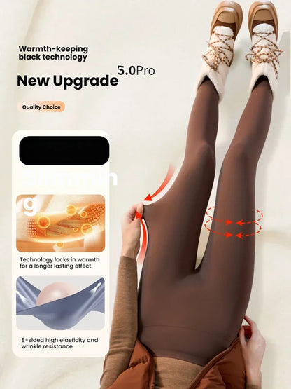 Shark Pants Women High Waisted Tummy Control Leggings Winter Fleece Lined Thermal Thick Yoga Pants asual Tights Woman clothes