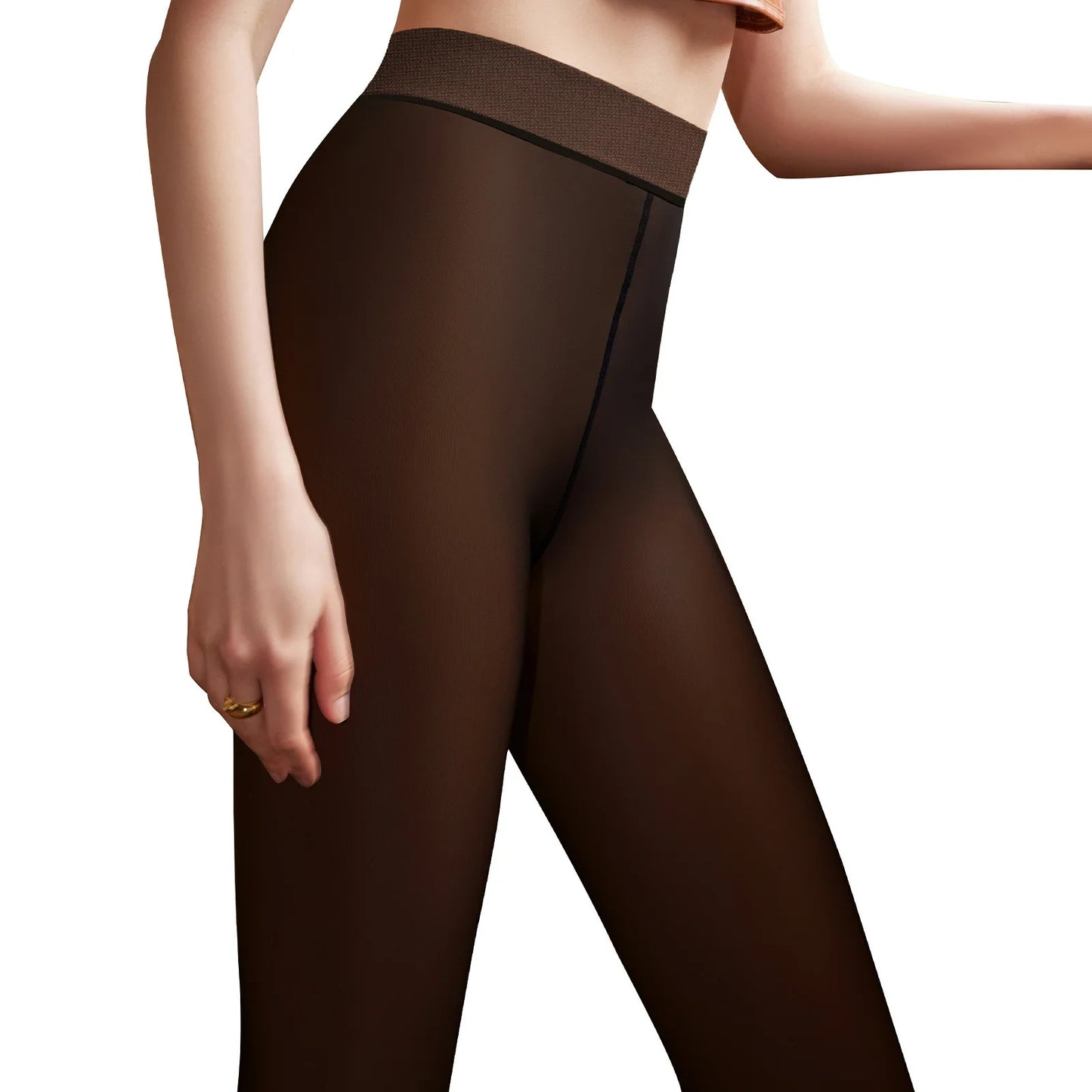 Plus Size thermal stockings Warm Tights Pants Feet Fleece Lined Winter Leggings Extra Warm Long Socks Pants Women pantyhose