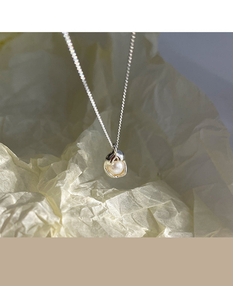 Pea Irregular Pearl Necklace for Women