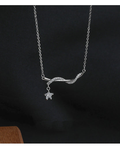 Twisted Pentagram Necklace for Women Fashionable
