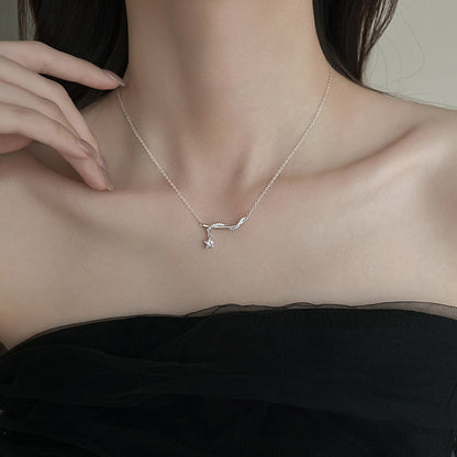 Twisted Pentagram Necklace for Women Fashionable