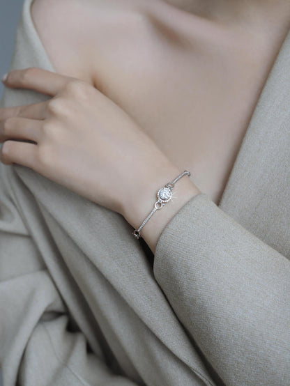 Moissanite Bracelet Radiant Star River Bangle Mobius 1 Carat Fashion Wholesale 925 Sterling Silver Jewelry