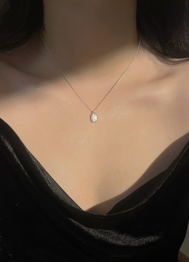 Pea Irregular Pearl Necklace for Women