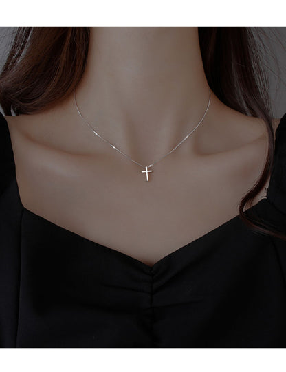 Cross Necklace for Women Fashion Simple