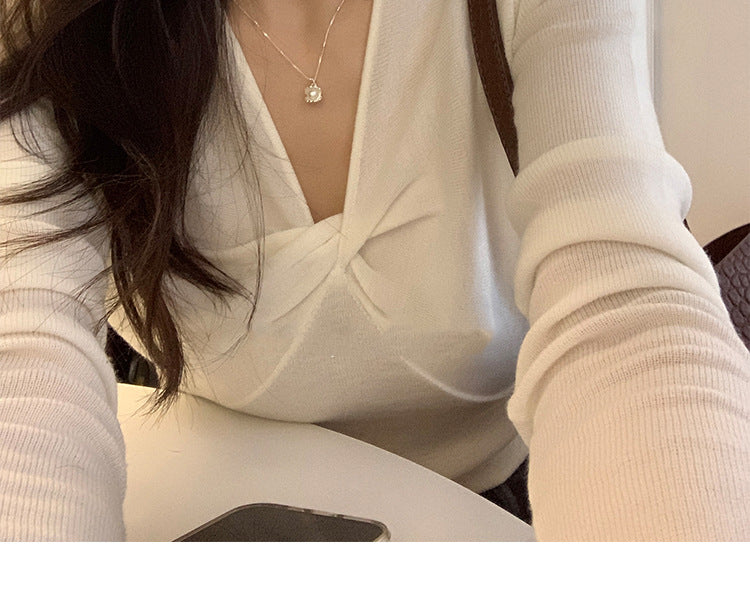 Pearl Shell Necklace for Women, Light Luxury