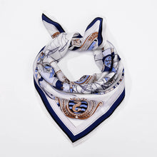 Load image into Gallery viewer, Square Scarf 14mm 53cm Twill Silk Scarf Elegant Scarves  JXHUZHOU013C
