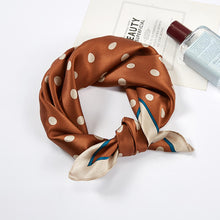 Load image into Gallery viewer, Square Scarf 14mm 53cm Twill Silk Scarf Elegant Flower Scarves JXSZD530005A
