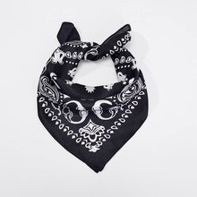 Load image into Gallery viewer, Square 14mm 53cm silk Leopard Print Chain Pattern Scarf JXHUZHOU01A
