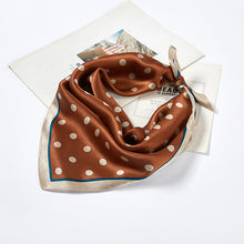 Load image into Gallery viewer, Square Scarf 14mm 53cm Twill Silk Scarf Elegant Flower Scarves JXSZD530005A
